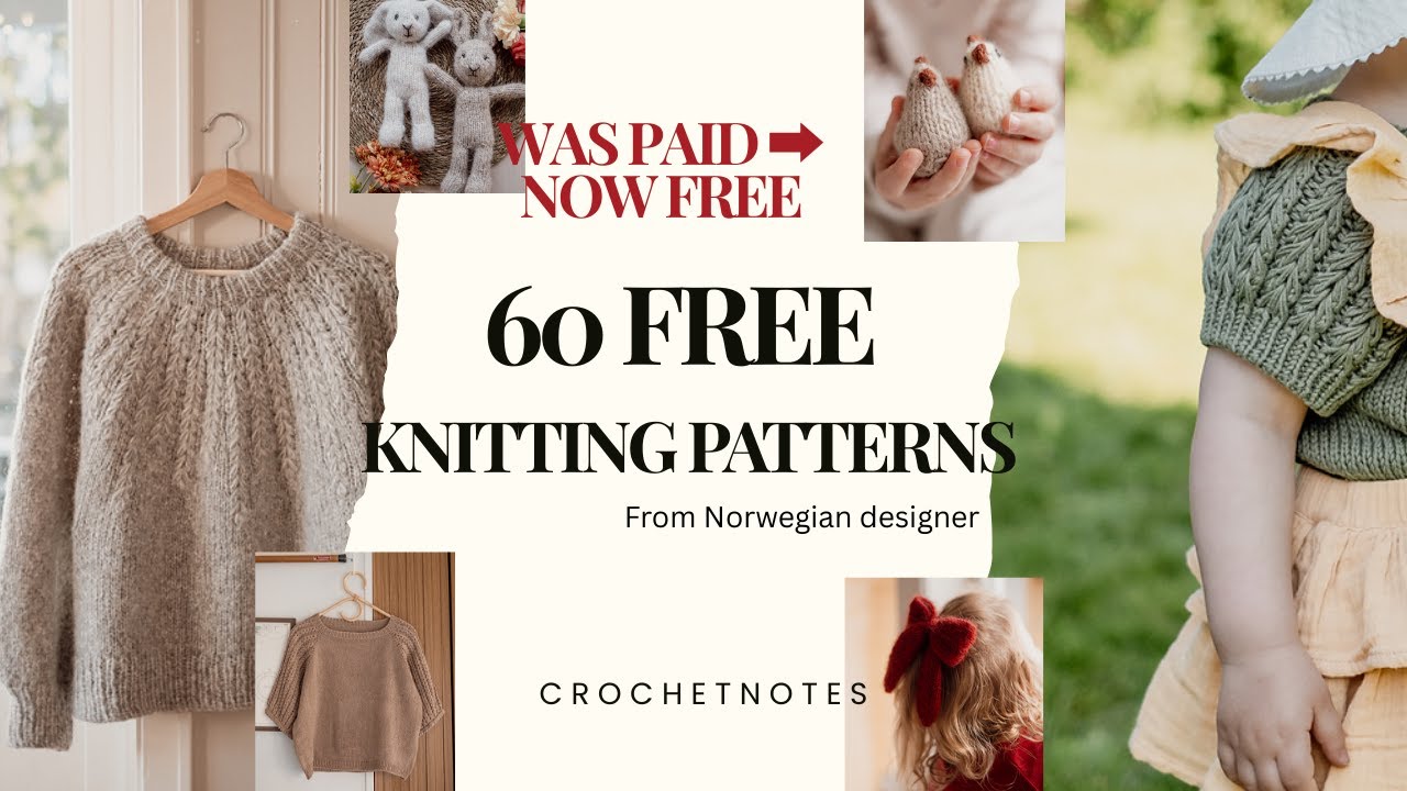 60 PAID Knitting Patterns Are Now FREE! (Quist Knits / Helene R&oslash;nquist Knutsen)