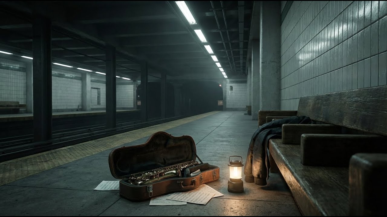 🚇 Underground Metro Jazz Platform | Quiet Subway Night Ambience
🎷 Midnight Subway Jazz Platform | D