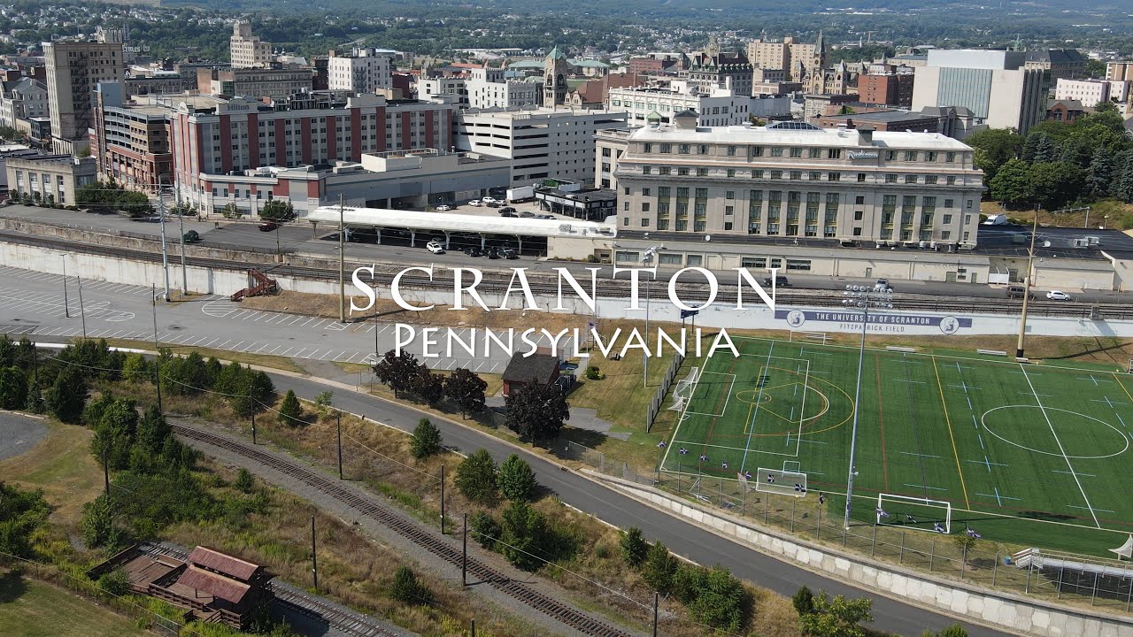 Scranton, Pennsylvania - [4K] Drone Tour