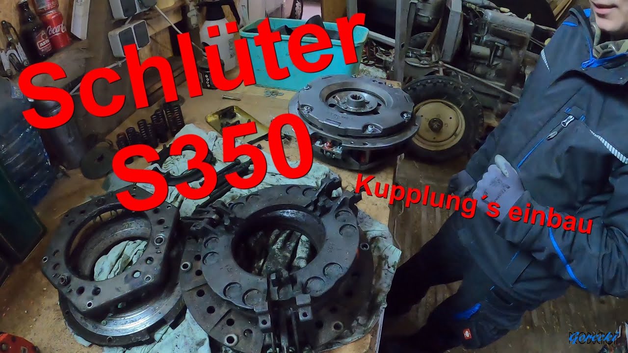 Schlüter S350 Kupplung´s Einbau