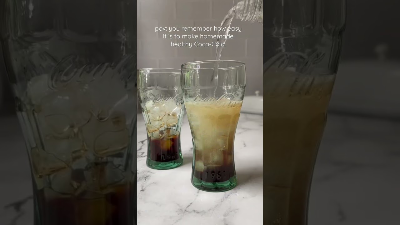 homemade healthy coca-cola #shorts