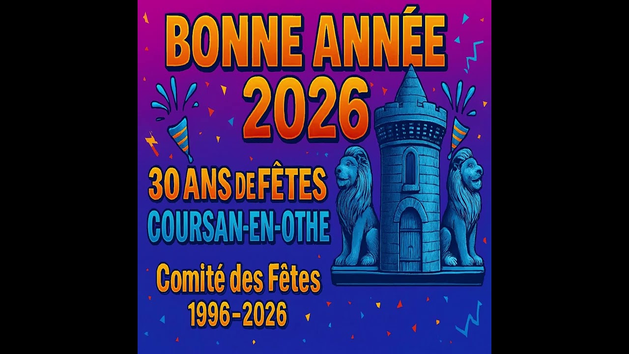 30 ans du Comité des Fêtes de Coursan en Othe - 2026, version Reggae Dub Step