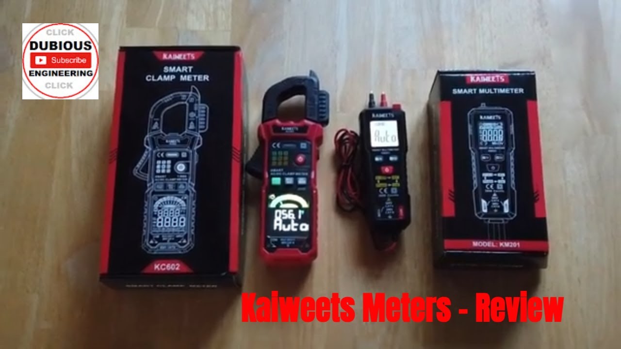 DuB-EnG: Kaiweets Current Clamp Meter KC602 and Micro Test Meter KM201 - Good value - clear displays