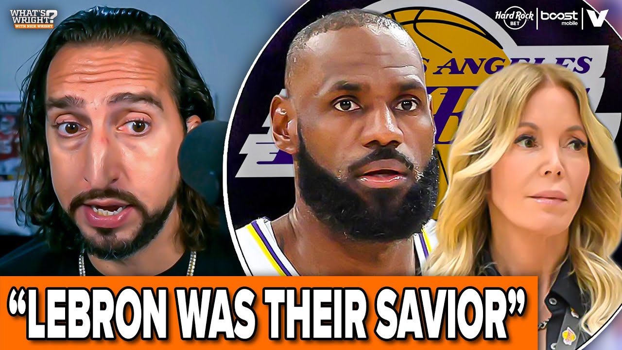 Nick Wright GOES OFF on why LeBron James OBVIOUSLY saved Lakers, reaction to Jeanie Buss article