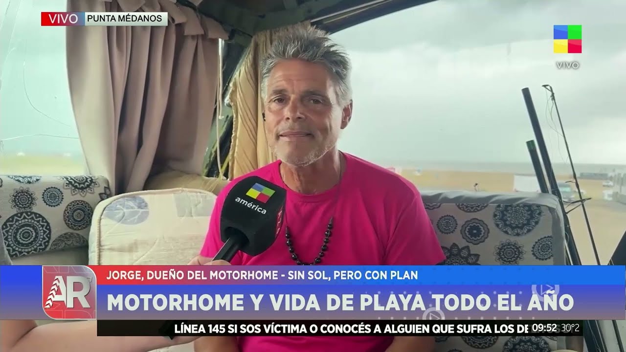 ⛱️ El hombre que dejó todo y vive en MOTORHOME viajando