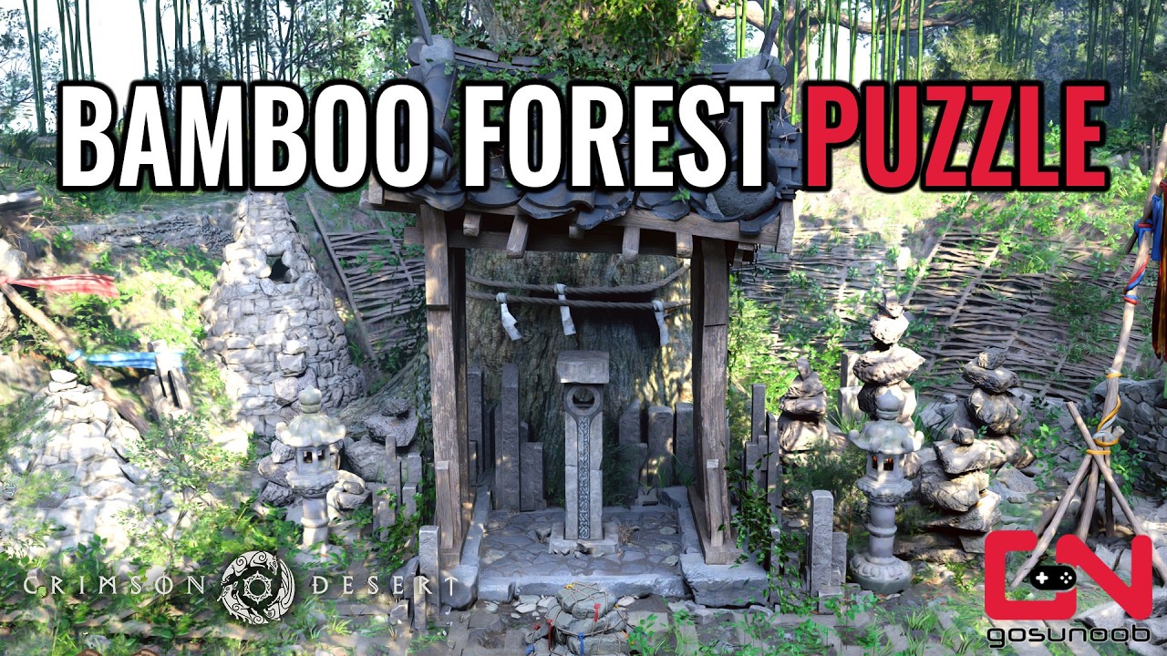 Crimson Desert Bamboo Forest Puzzle Solution | Seonangdang Ruins Mysterious Energy
