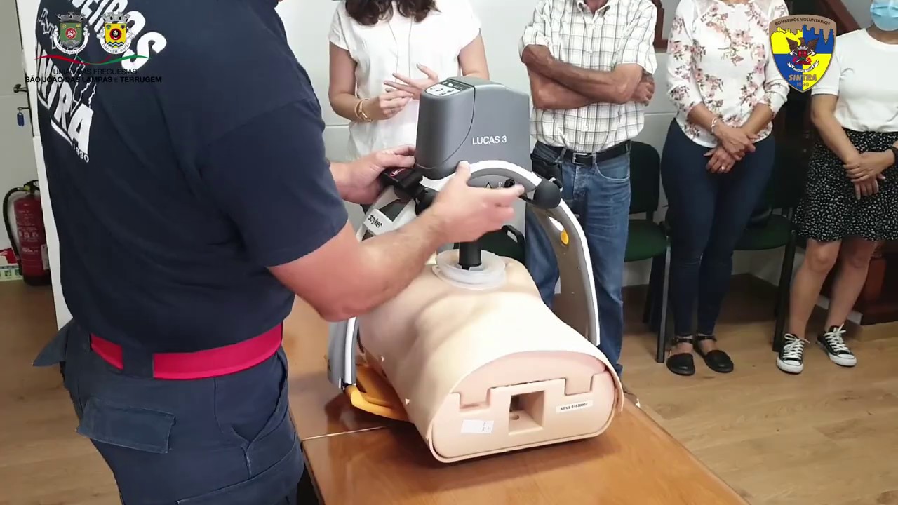 LUCAS - Compressor Torácico Mecânico - Oferta aos Bombeiros Voluntários de Sintra