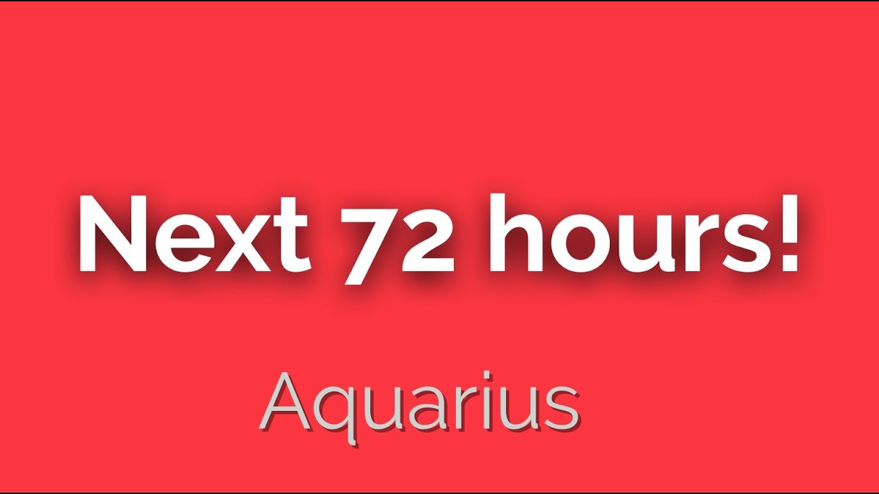 AQUARIUS APRIL 2021 - NEXT 72H (TAROT LOVE READING)