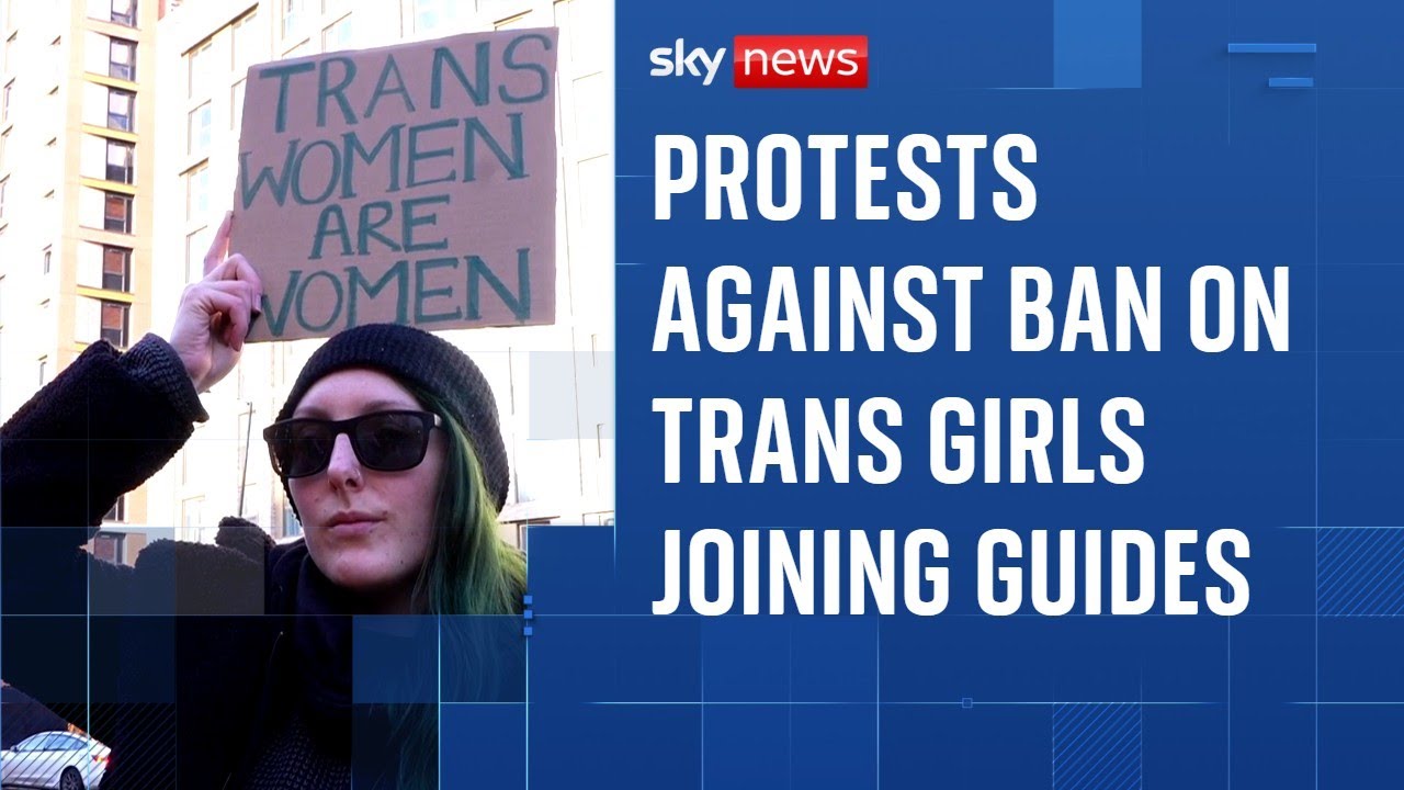 Protests held against Girlguiding's trans ban