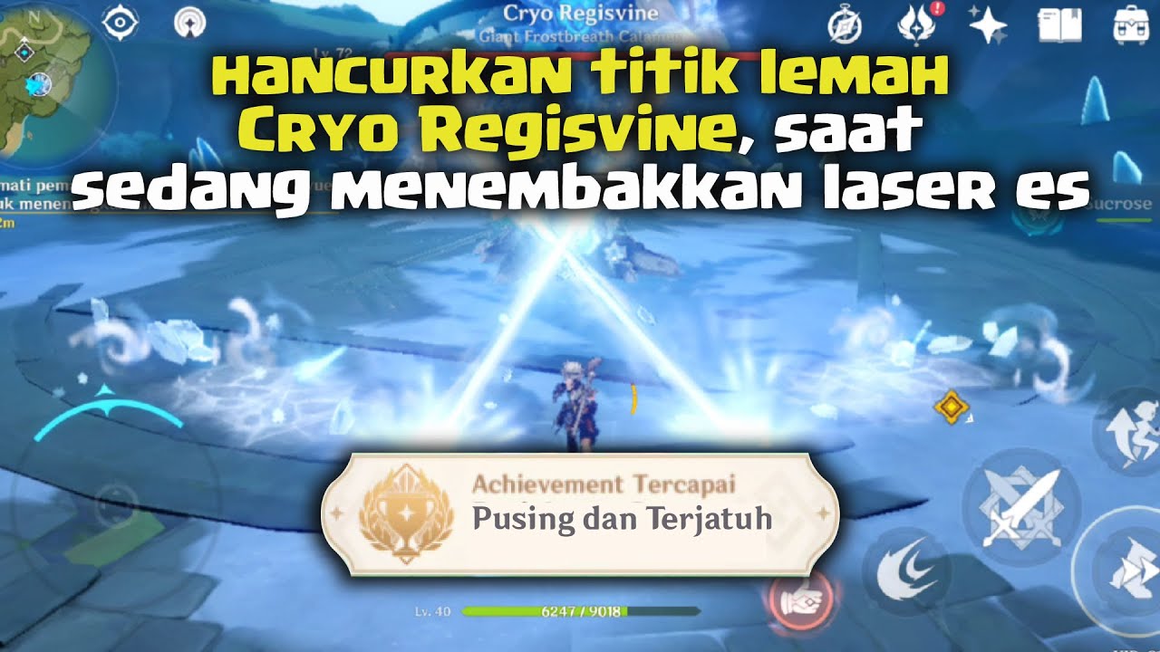 CRYO REGISVINE Secret Achievement! KNOCKOUT | Genshin Impact