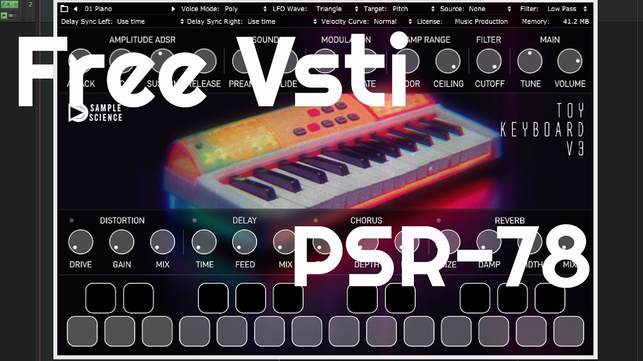 Free Vsti - Toy Keyboard by Samplescience (No Talking)