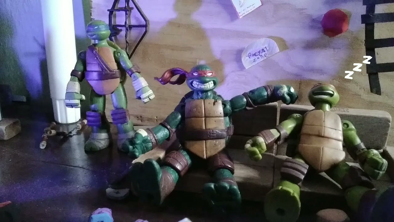 *stop motion de las tortugas ninja*