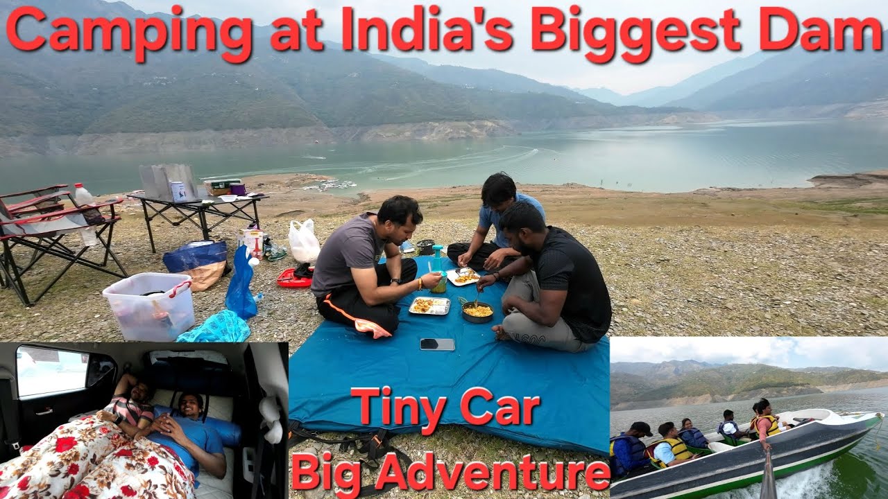 Camping at India's Biggest Dam | Maruti Ignis Camper Adventure