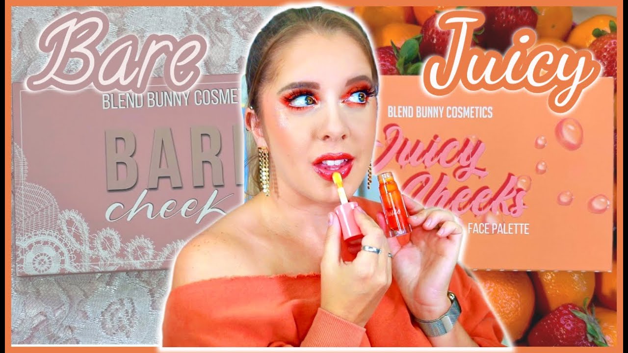 BLEND BUNNY COSMETICS BARE & JUICY COLLECTION! | Team Juicy Or Team Bare?! |