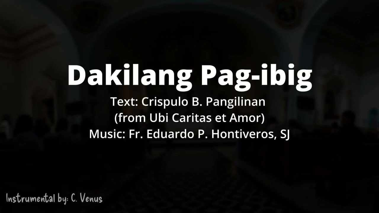 Dakilang Pag-ibig Instrumental Karaoke