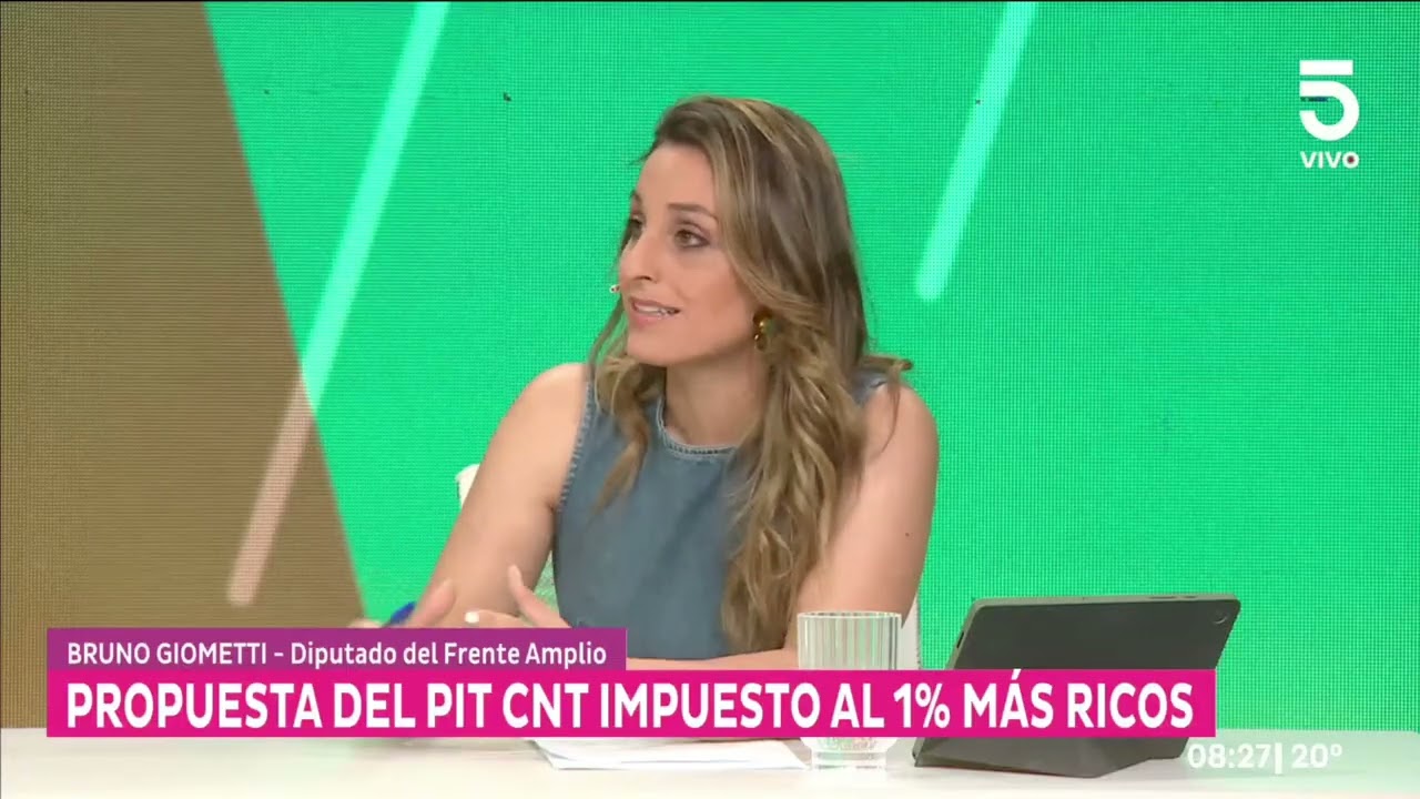 Bruno Giometti en 5 Sentidos (Canal 5): pobreza infantil, desigualdad y la propuesta al 1%