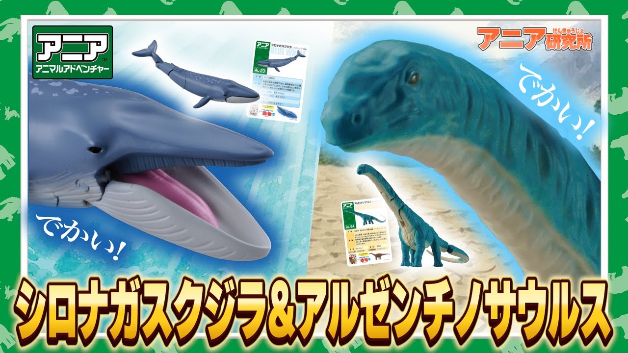 【アニア研究所】#3「大きすぎる！？シロナガスクジラ＆アルゼンチノサウルス」