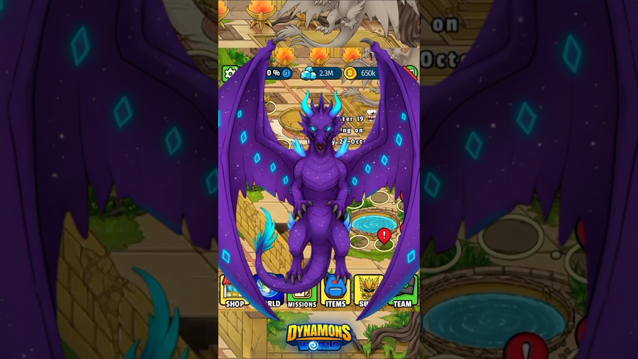 Spirit Dragon Awakened in Dynamons World 😱 #dynamonsworld #shorts