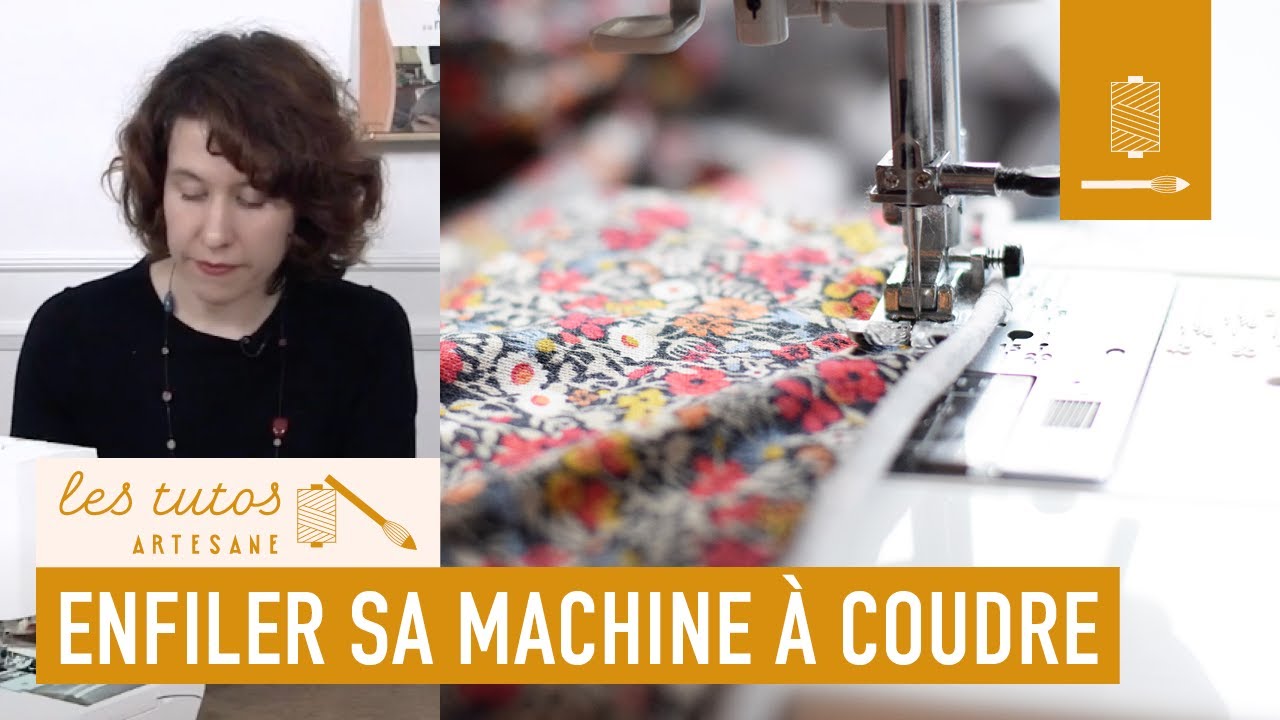 TUTO - Comment enfiler sa machine à coudre PFAFF Passport 2.0 - Christelle Beneytout