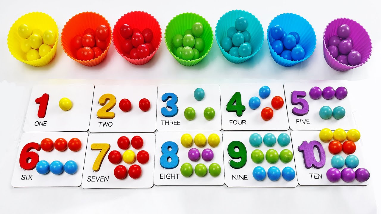 Let's complete the numbers 1 to 10 puzzle together