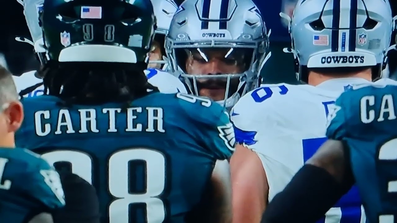 Dak Prescott Spit At Jalen Carter First Reaction 