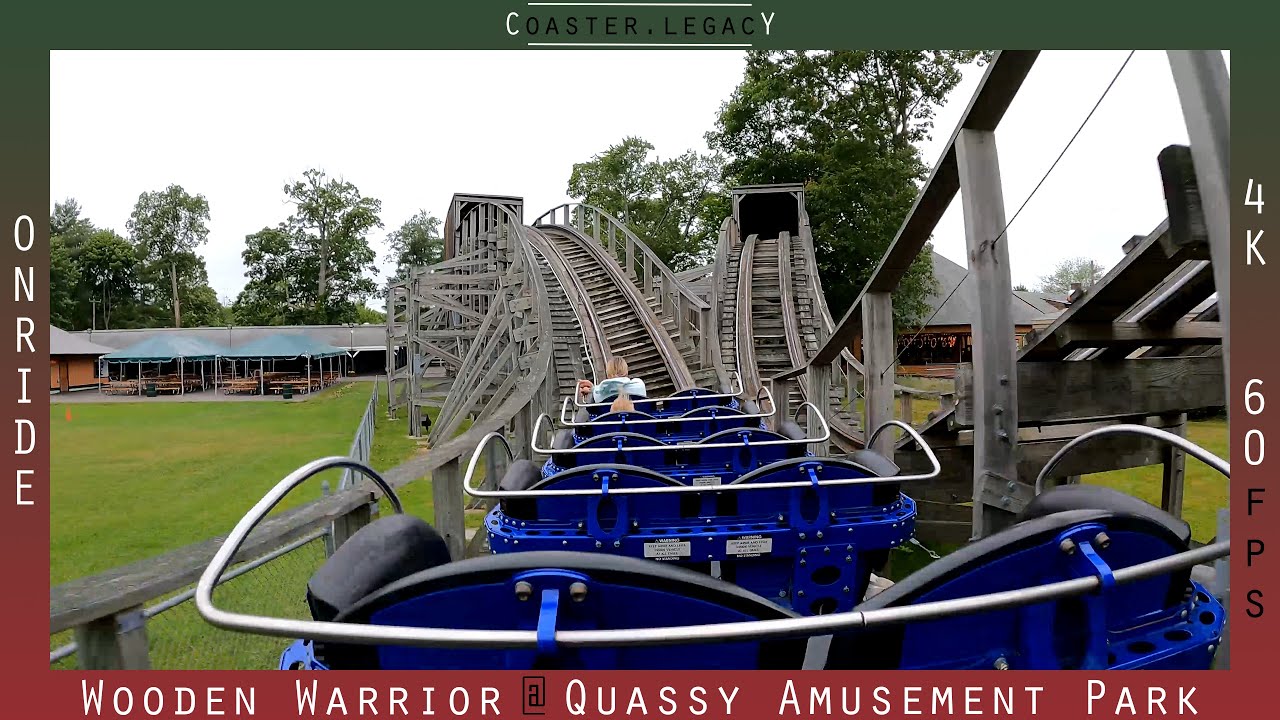 POV • Wooden Warrior @ Quassy Amusement Park • Back Row | 4K @60fps