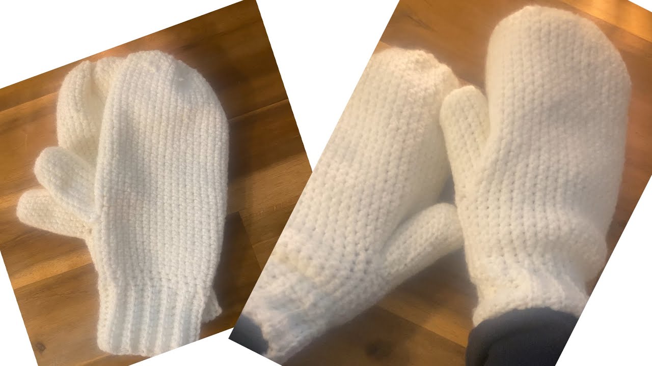 DIY MITTENS | how to crochet mittens / 3 sizes!!