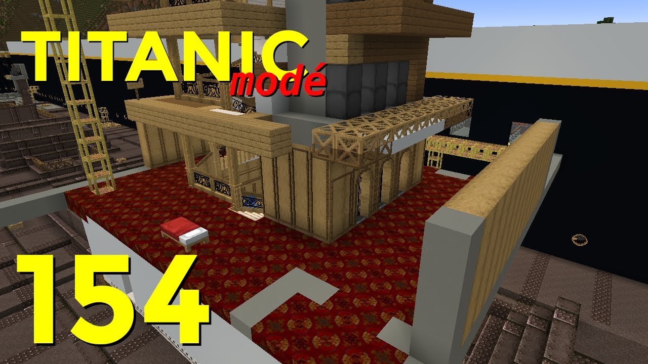 Le Titanic Modé - E154 - Le grand escalier (LittleTiles), les ascenseurs