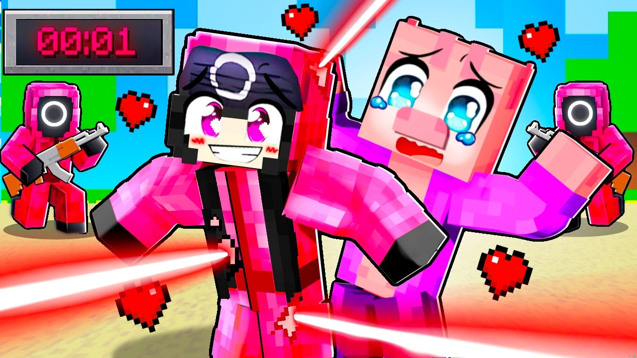 SQUIDGAME STRÁŽCE mi dělá BODYGUARDA v Minecraftu!