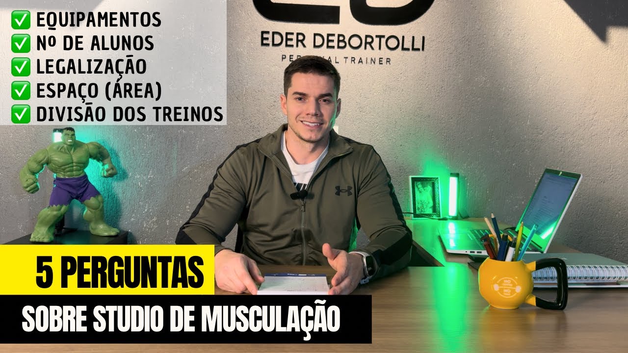 Como montar seu STUDIO de MUSCULA&Ccedil;&Atilde;O, 5 coisas que voc&ecirc; precisa saber!