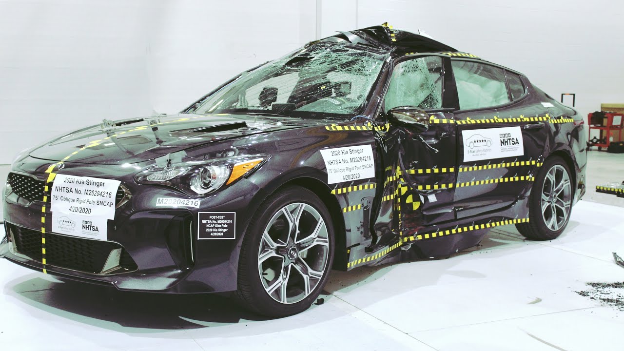 2020 Kia Stinger Crash Tests [Front, Side, Side-Pole]