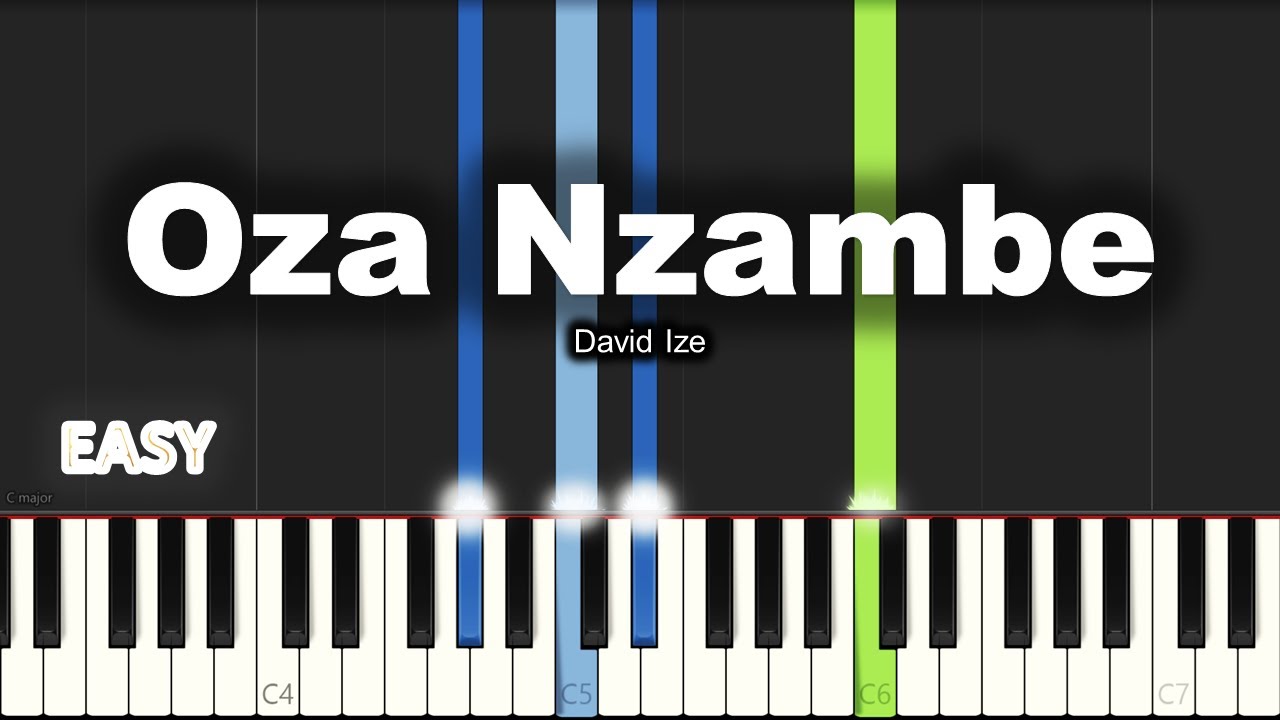 David Ize - Oza Nzambe | EASY PIANO TUTORIAL BY Extreme Midi