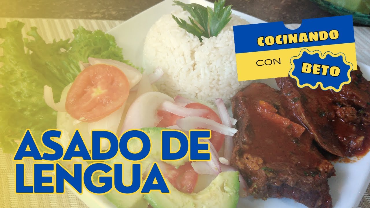 Asado de Lengua de Res | Comida Peruana | Cocinando con Beto