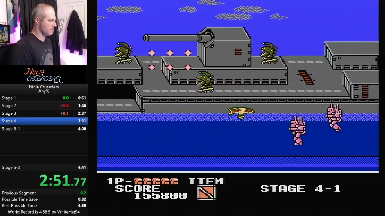 Ninja Crusaders Any% Speedrun in 4:39.550