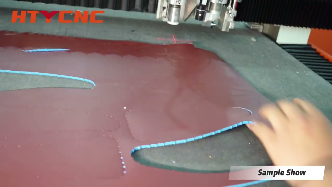 Car Seat Cover---Automotive Interior Digital Oscillating Knife Cutting Machine