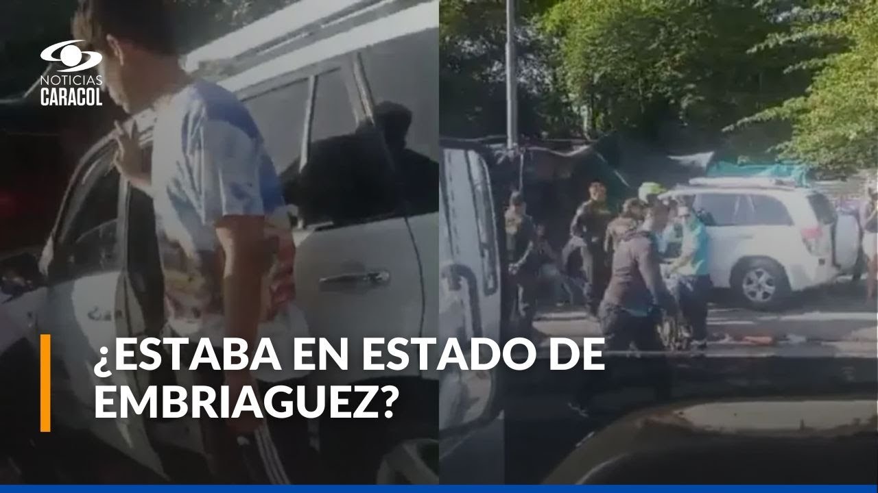 Grave accidente de tránsito en Floridablanca: conductor de una camioneta atropelló a varias personas