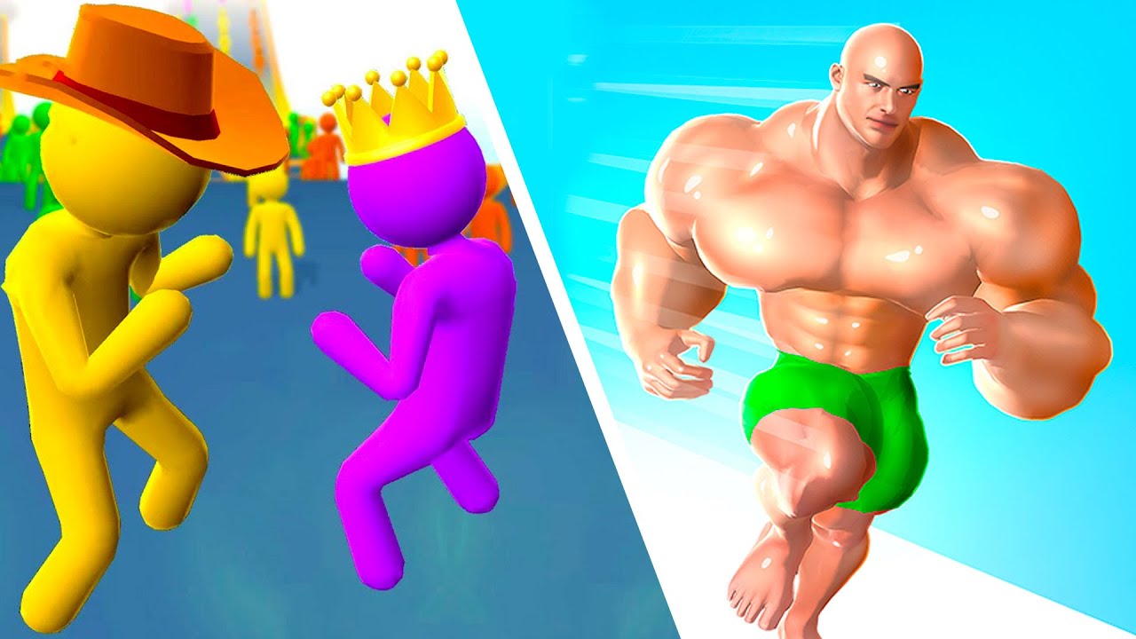 Giant Rush vs Muscle Rush |⭐🫷💥🫸⭐| Walkthrough Max Gameplay HJ4633