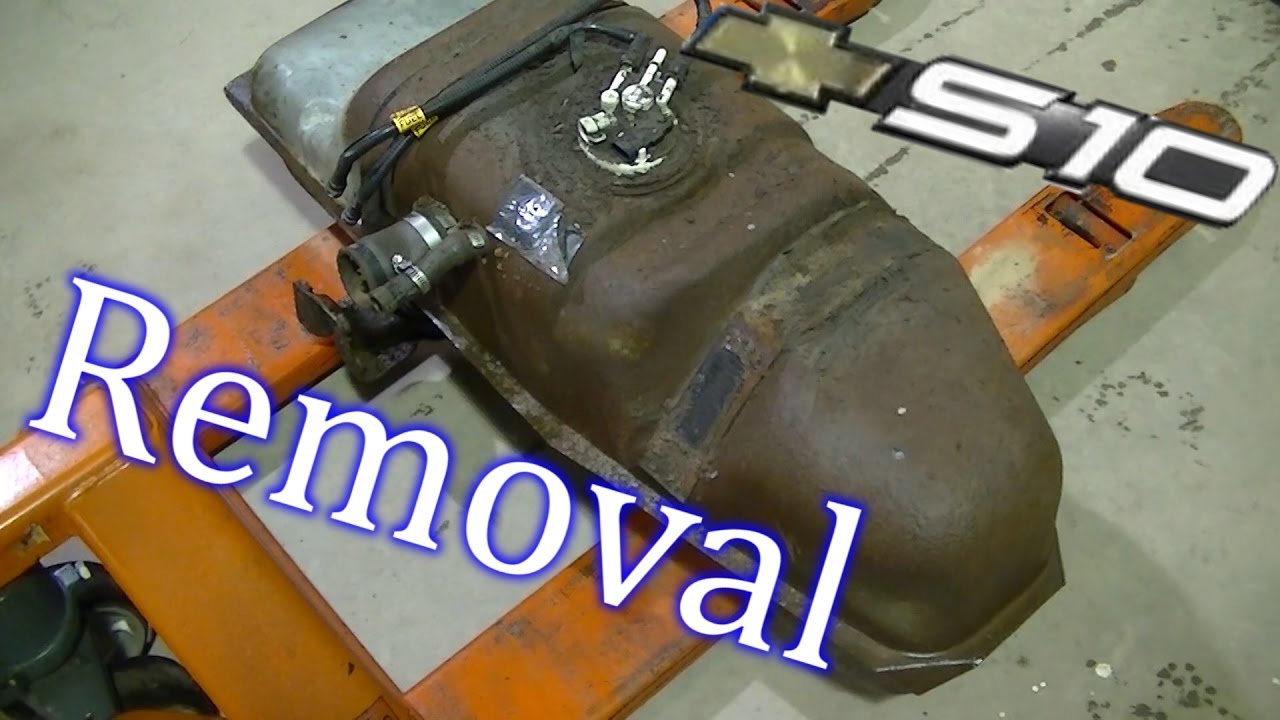 Снятие топливного бака S10 2001 года