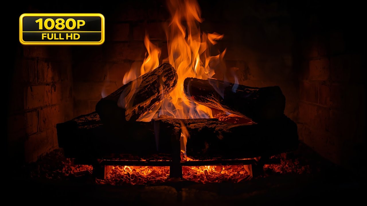 🔥 8 HOURS Cozy Fireplace | Crackling Fire Sounds for Deep Sleep & Relax 😴