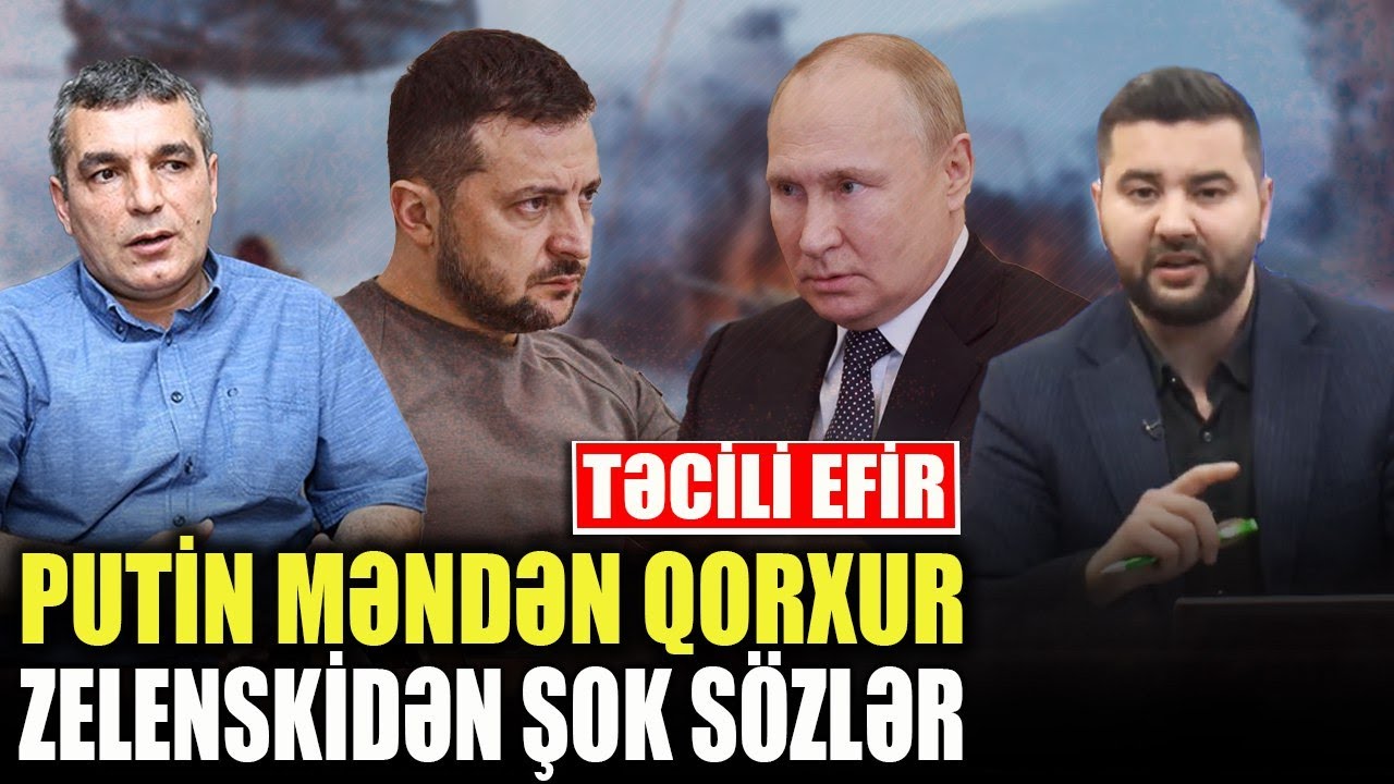 Zelenskidən şok sözlər: 