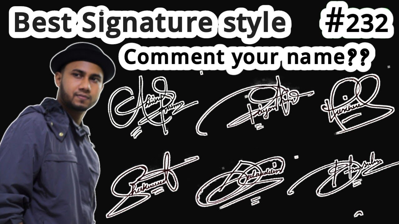 Nice Signature style। How to make beautiful signature