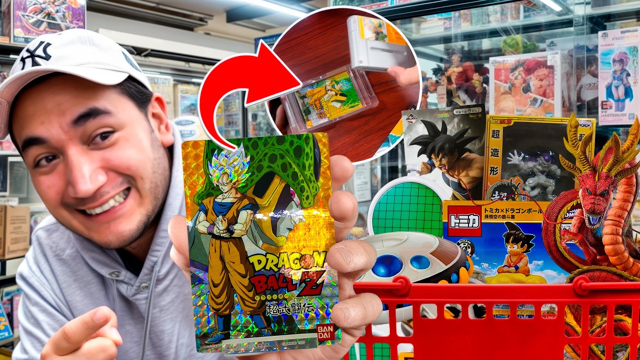 Caza Dragon Ball en Japón: juegos, cartas y figuras… y una CARTA sorpresa al final