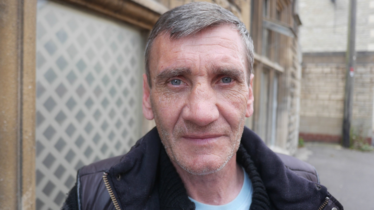 I met Steve in Chippenham, a rural town situated in Wiltshire, England. He is sleeping rough.