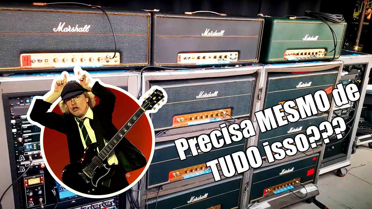 AC/DC - O MAIOR e mais SIMPLES rig do MELHOR timbre de Rock da HISTÓRIA | Angus Young Rig REACT