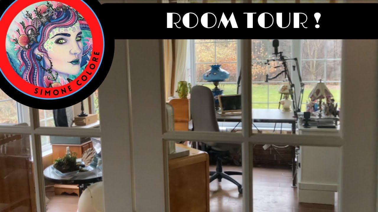 [ SIMONE Colore ] Room tour ❣️ Visite de mon bureau ❣️