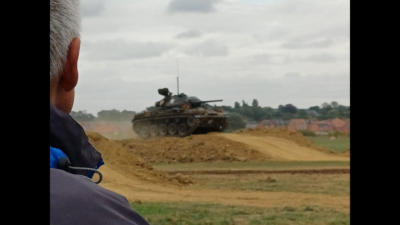 American Tanks & Various Vehicles Running at Operation Market Harborough