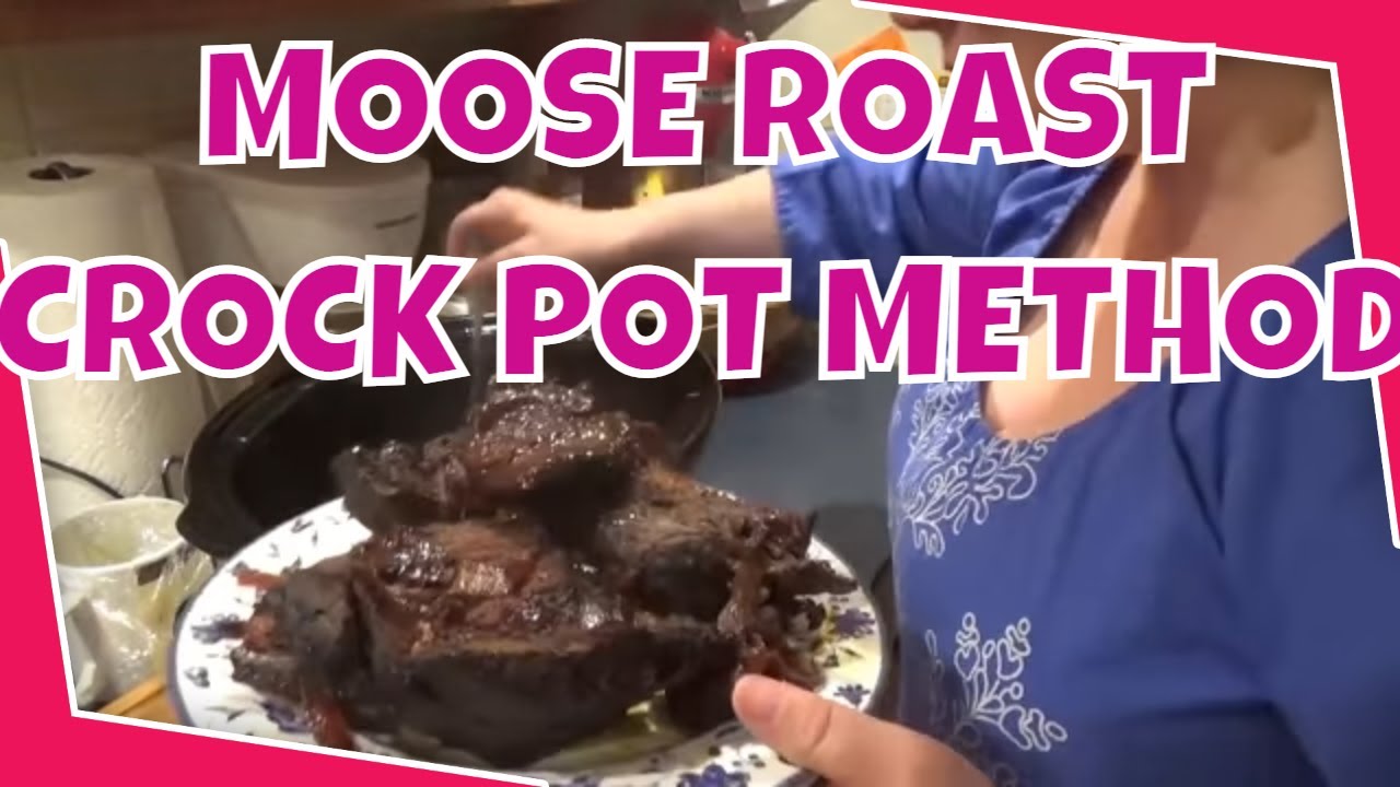 Moose Roast ( Crock Pot Method)