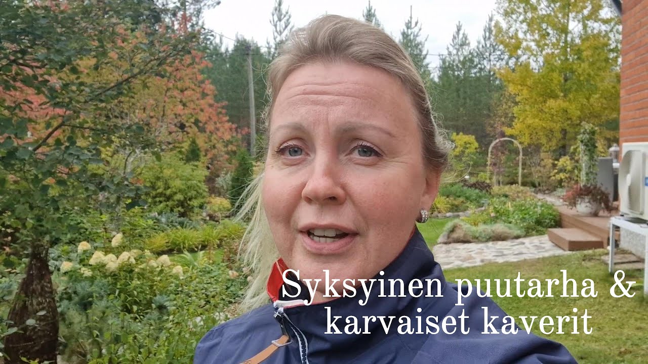 Syksyinen puutarha ja karvaiset kaverit