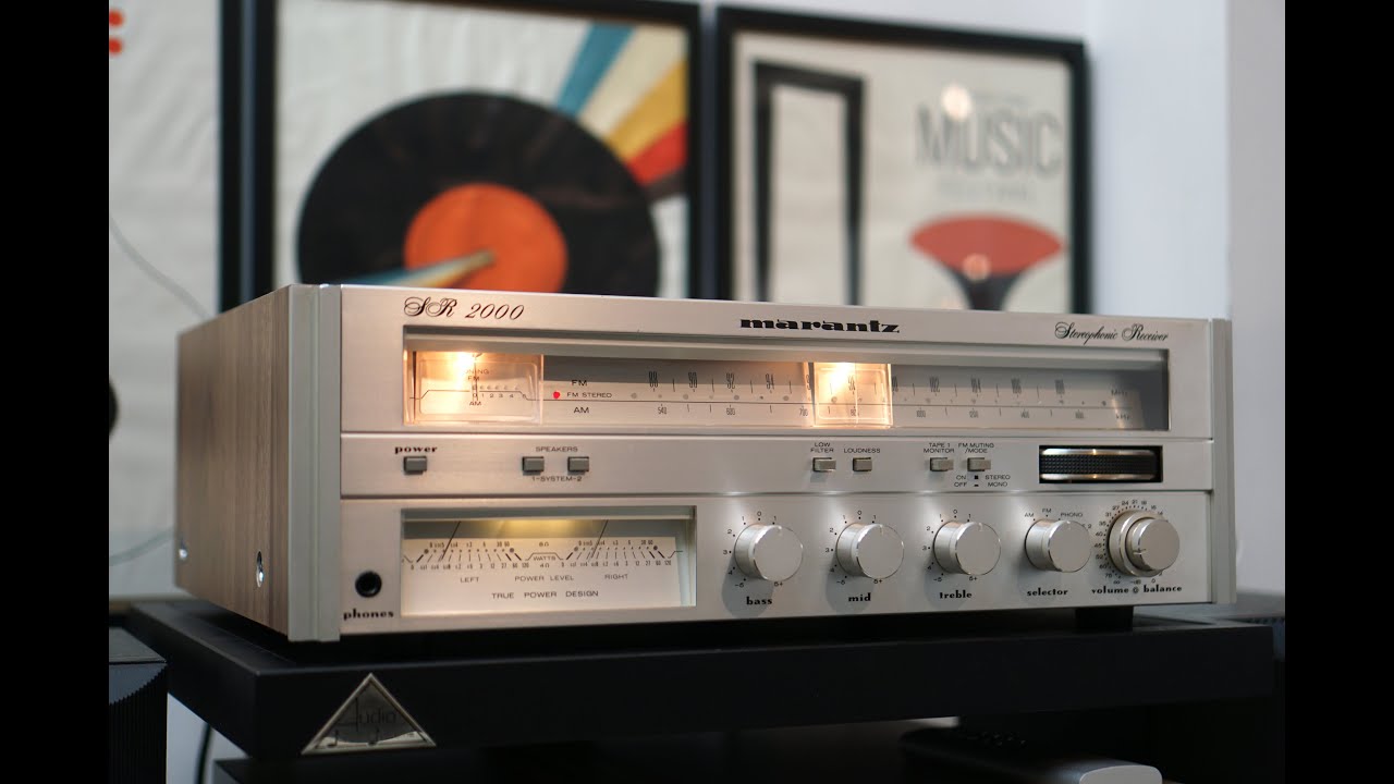 Marantz SR2000 Vintage Amplifier & Receiver made in Japan - Fully serviced