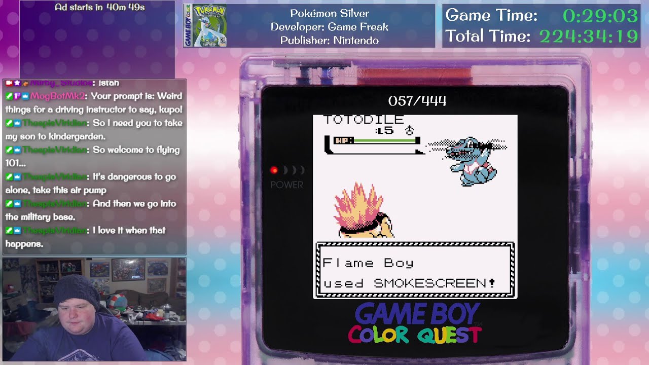Game Boy Color Quest 057 - Pokémon Silver - Part 1